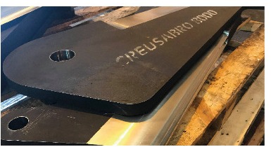 Creusabro wear-resistant plate